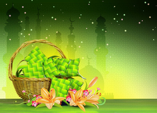 Hari raya 2013 free psd background 535x387